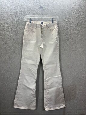 GAP Cream Flare Jeans - Vintage-Inspired Wide Leg